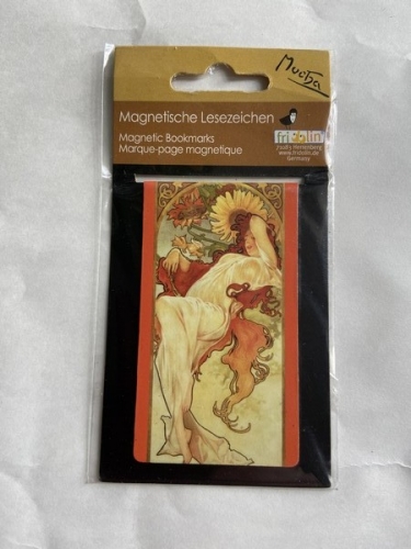 Marque-page magnétique l'été 1897 de Mucha