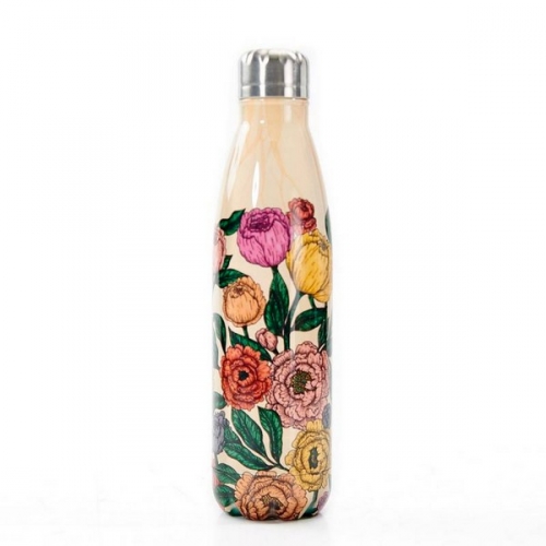 Bouteille isotherme fleurs - eco chic