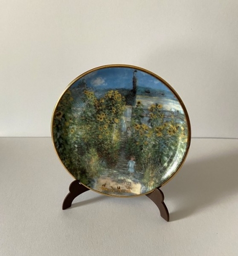 Mini assiette le jardin du peintre Monet - Goebel