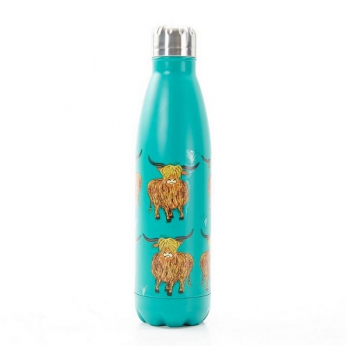 Bouteille isotherme vaches highland - eco chic