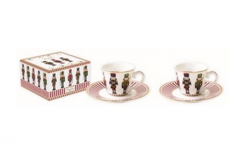 Coffret de 2 tasses à café nutcracker easy life