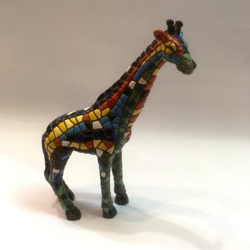 Girafe mosaïque Barcino