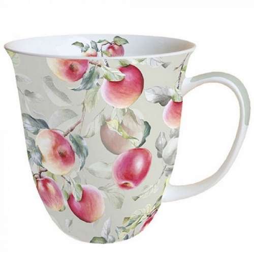 Mug fresh apples green - ambiente