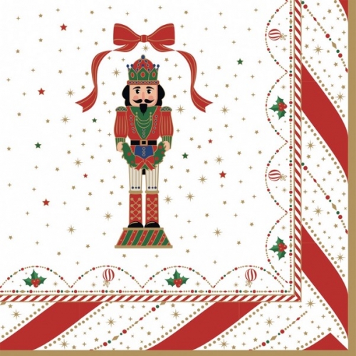 Serviettes en papier nutcracker twist easy life