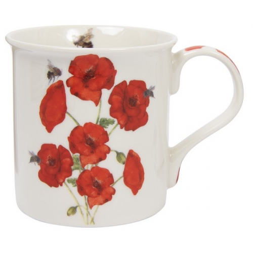 Mug  bee-tanical poppies - leonardo collection