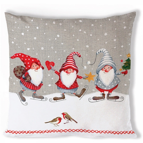Coussin gnomes skating dwarfs - ambiente