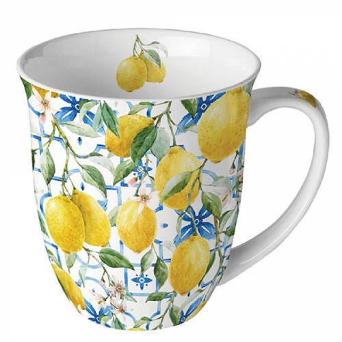 Mug mediterranean lemons - ambiente