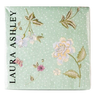 Serviettes en papier mint uni - Laura Ashley