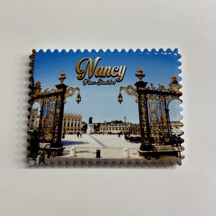 Magnet forme timbre Place Stanislas Nancy