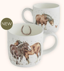 Mug side by side horse Hannah Dale - Wrendale