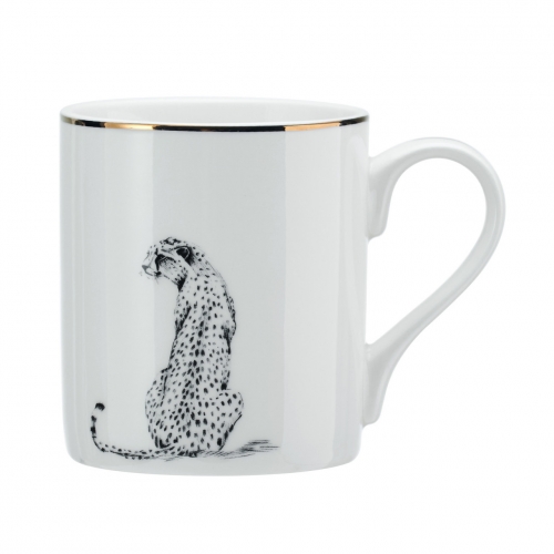 Mug guépard bordure or - Mikasa