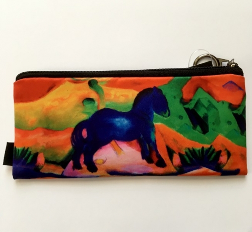 Petite trousse cheval bleu Franz Marc