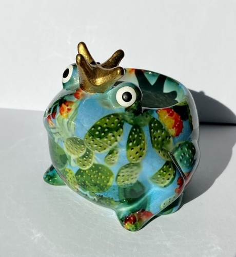 Vide-poche grenouille bleu - pomme pidou
