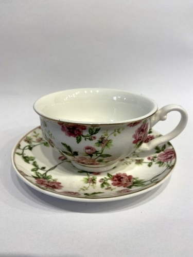 Tasse à thé roses  - clayre & eef
