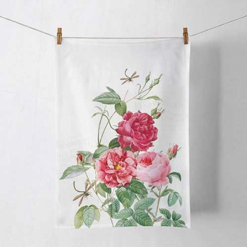 Torchon de cuisine roses amber - ambiente