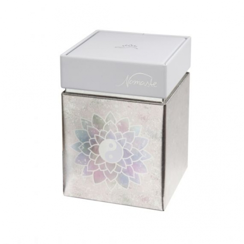 Boite à thé métal fleur de lotus rosé - Goebel