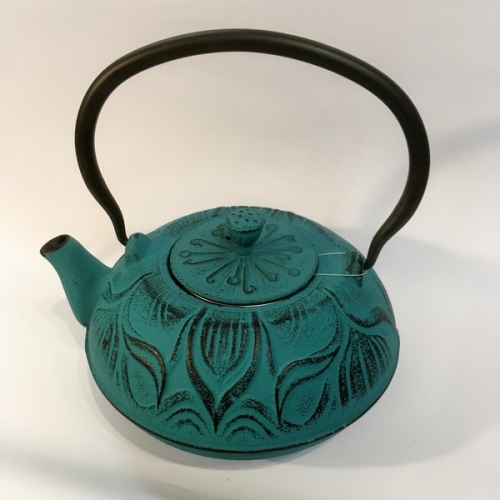 Théière bleu turquoise
