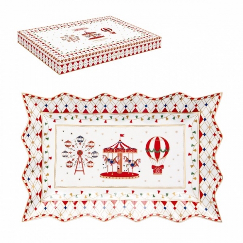 Grand plat étoile christmas wonderland - easy life