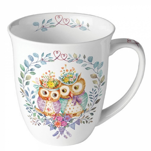 Mug owl couple in love - Ambiente