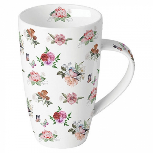 Grand mug Charlotte white - ambiente