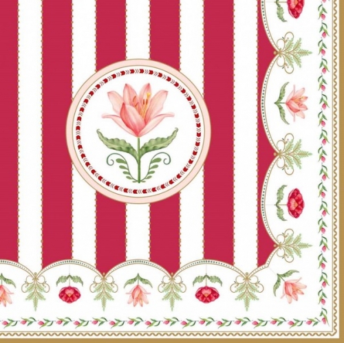 Serviettes en papier flowery - easy life