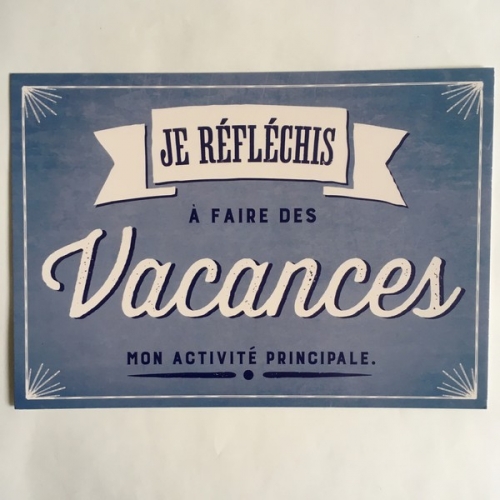 Carte postale vintage  vacances