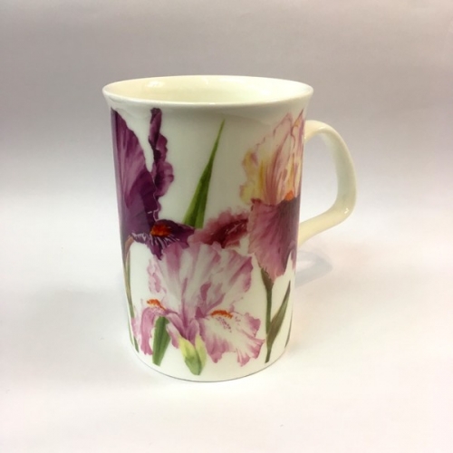 Mug iris violet/jaune Roy Kirkham