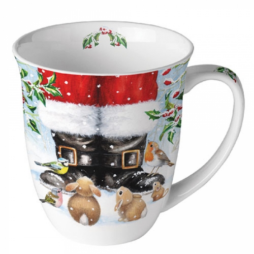 Mug looking up to santa - Ambiente