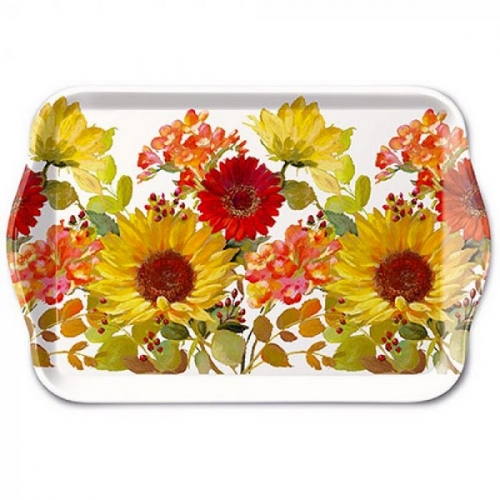 Petit plateau sunny flowers cream- ambiente