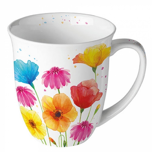 Mug colourful summer flowers - ambiente