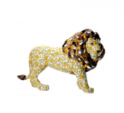 Lion en mosaïque Barcino
