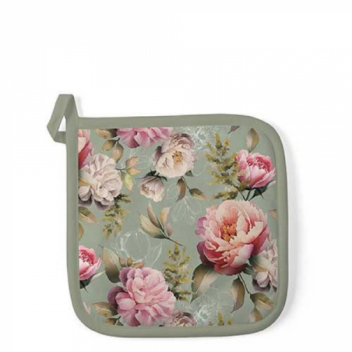 Manique de cuisine peonies composition green - ambiente