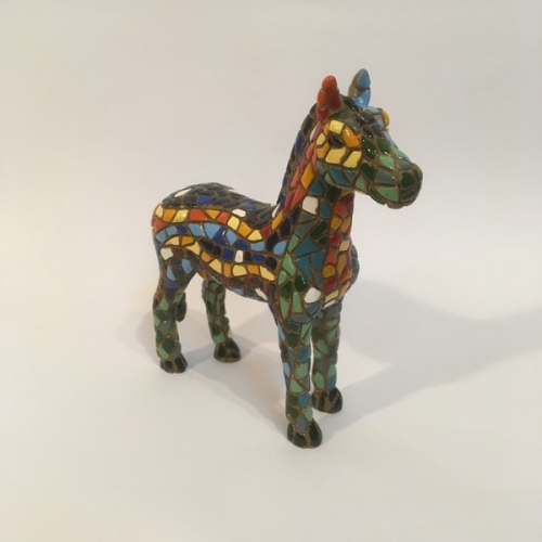 Petit cheval Barcino mosaique