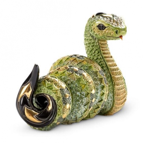 Serpent vert zodiac chinois - de Rosa Rinconada
