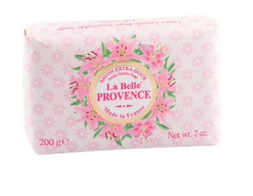 Savon parfumé lys emballage papier - la belle provence