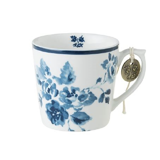 Mini mug porcelaine china rose - Laura Ashley