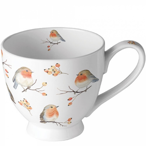 Tasse sur pied robin family - ambiente