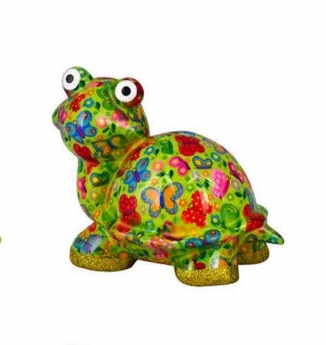 Tirelire tortue Zeppy verte - pomme pidou