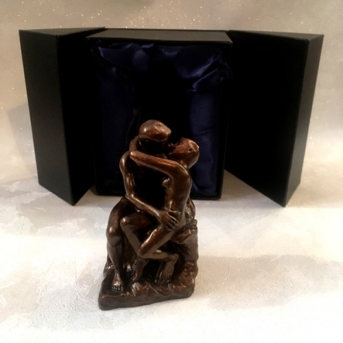 Statuette miniature le baiser de Rodin