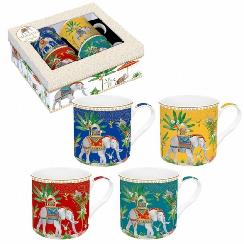 Coffret 4 mugs marajah - easy life