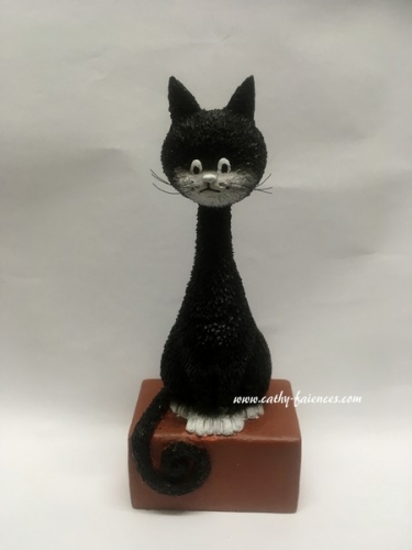 Figurine chat Kikou de Dubout