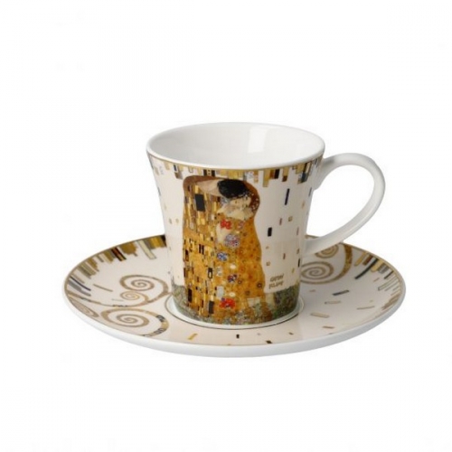 Grosse tasse à café le baiser de Klimt - Goebel