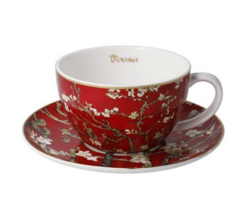 Tasse à thé l'amandier rouge Van Gogh - artis orbis