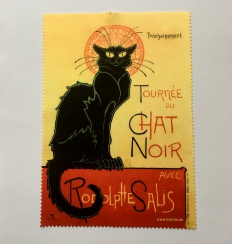 Chiffon micro fibre le chat noir