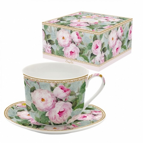 Tasse déjeuner roses in bloom - easy life