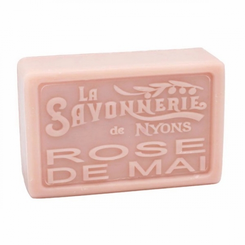 Savon parfumé rose de mai - savonnerie de Nyons