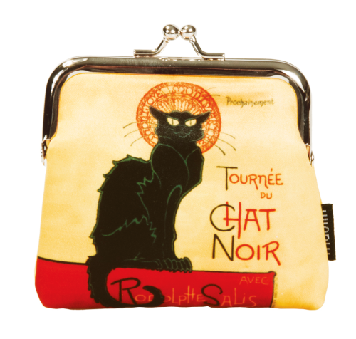 Porte-monnaie tournée du chat noir