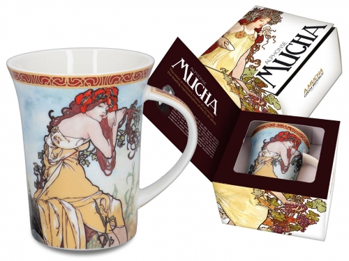 Mug printemps de Mucha - Carmani