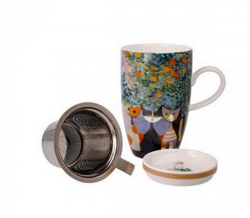 Mug infuseur chats tempi felici - Rosina Wachtmeister