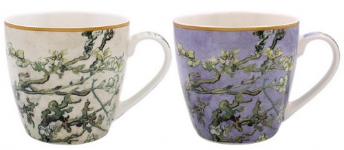 Coffret de 2 grands mugs amandiers de Van Gogh - Leonardo collection